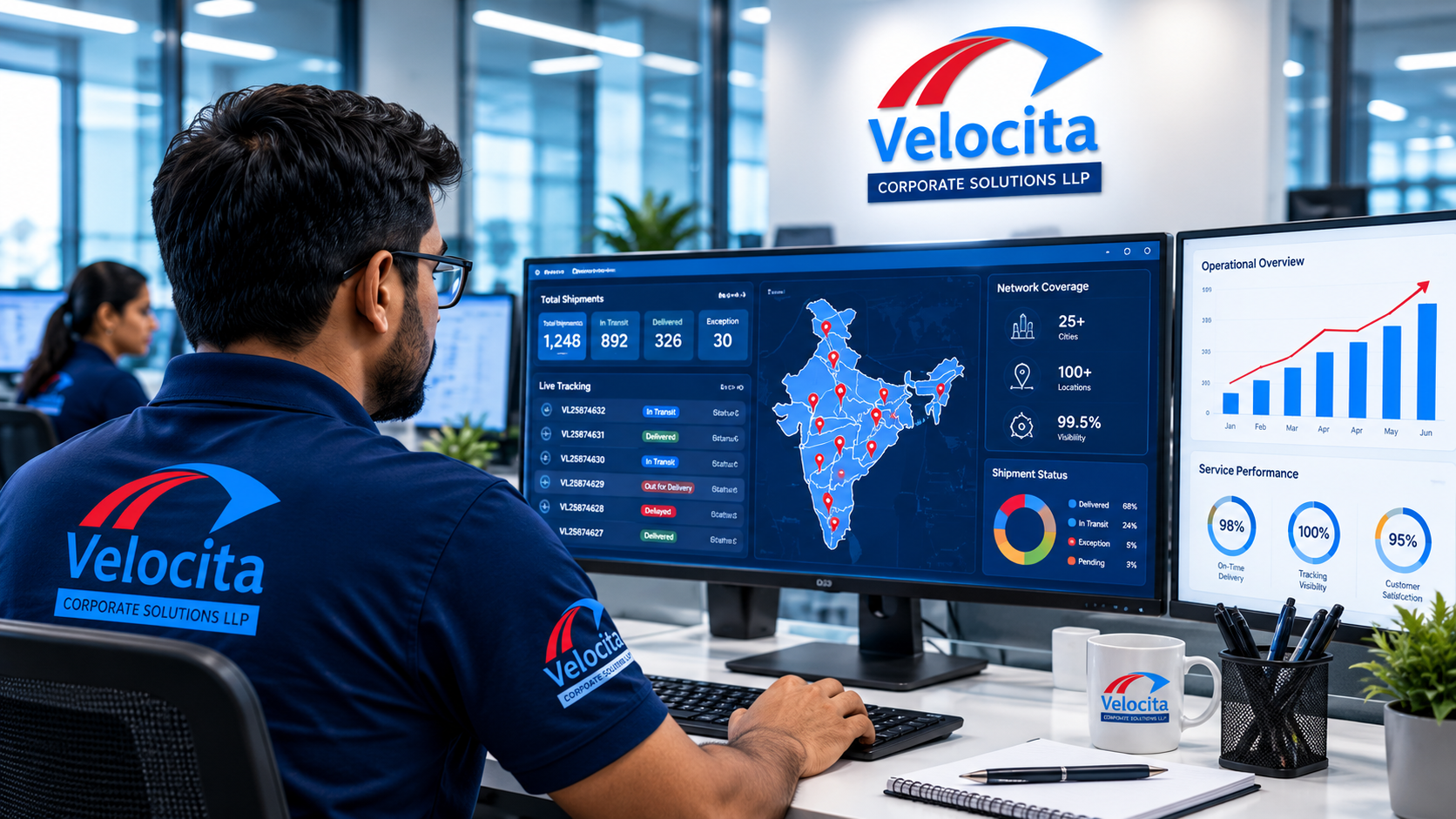 Digital operations dashboard and handheld technology